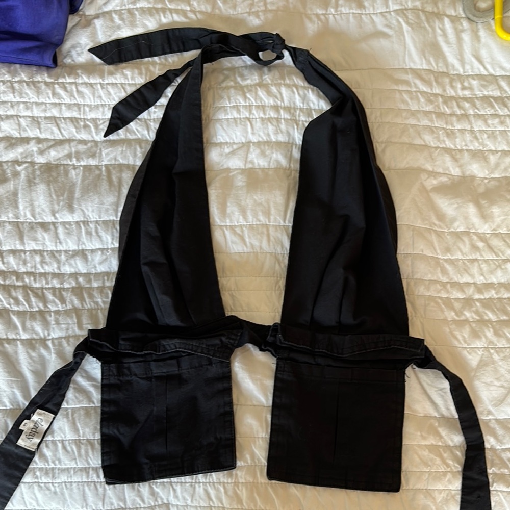 ADAY Black Halter Top
